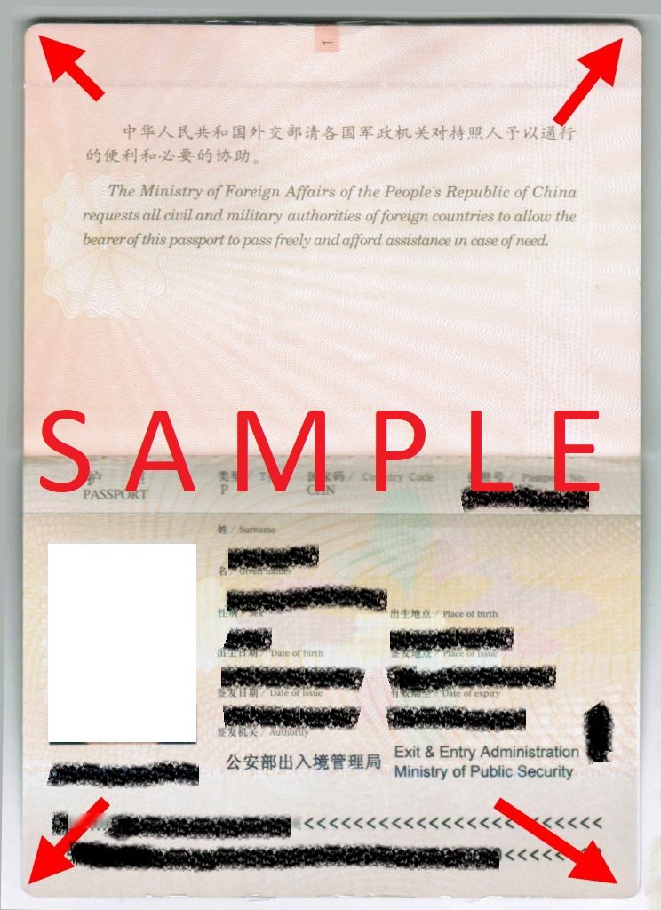 Passport sample 1